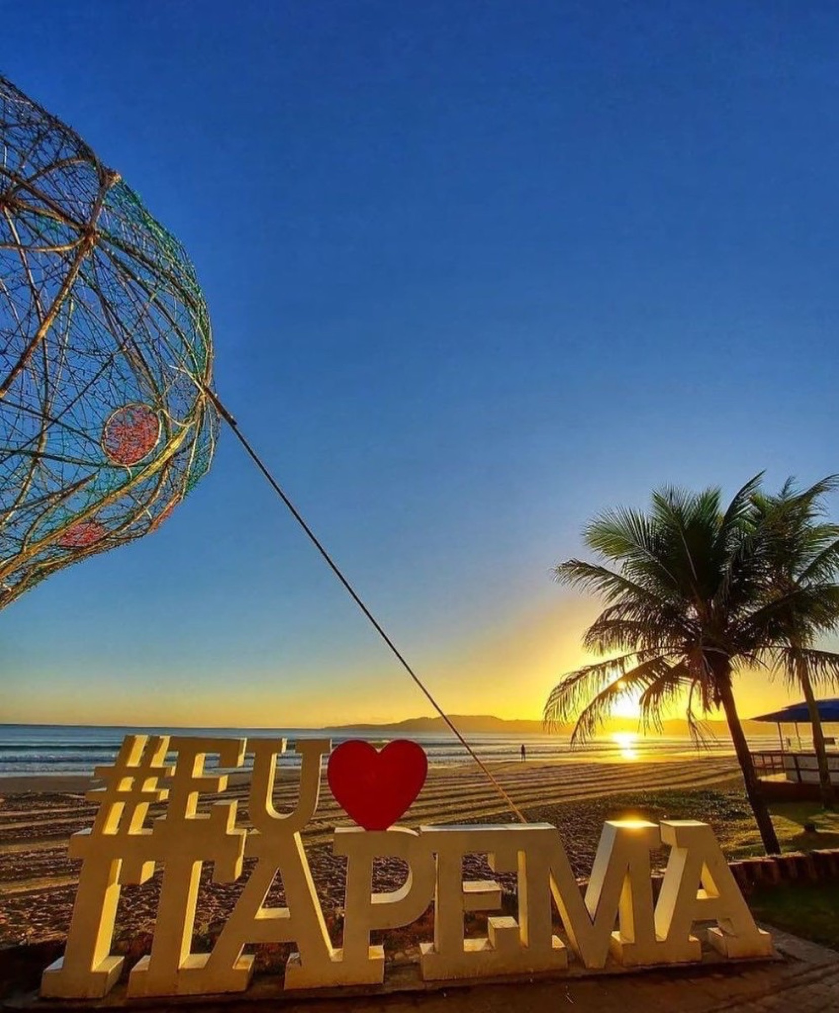 Pôr do sol em Itapema — aluguel anual na Costa Esmeralda