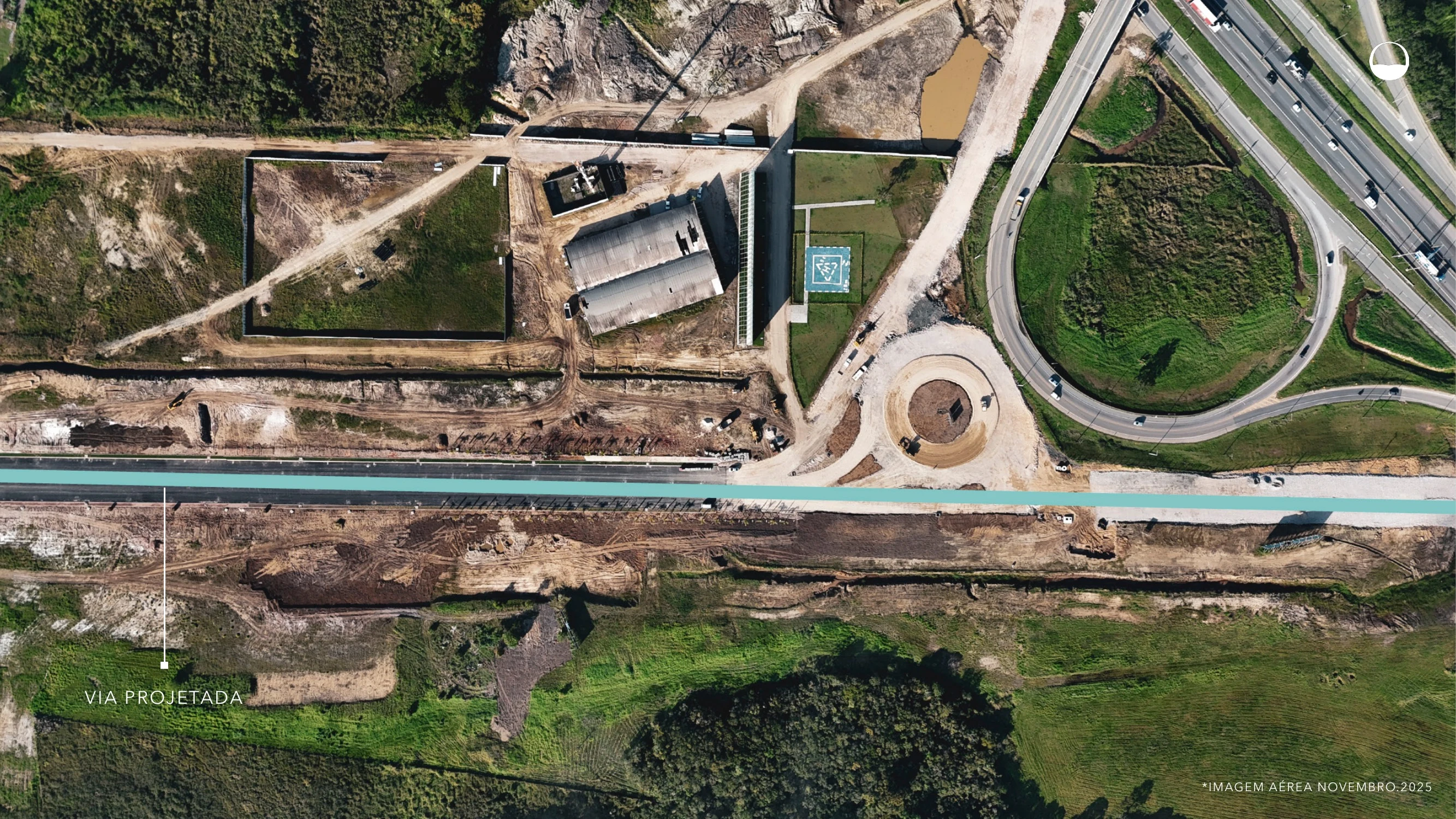 Via projetada